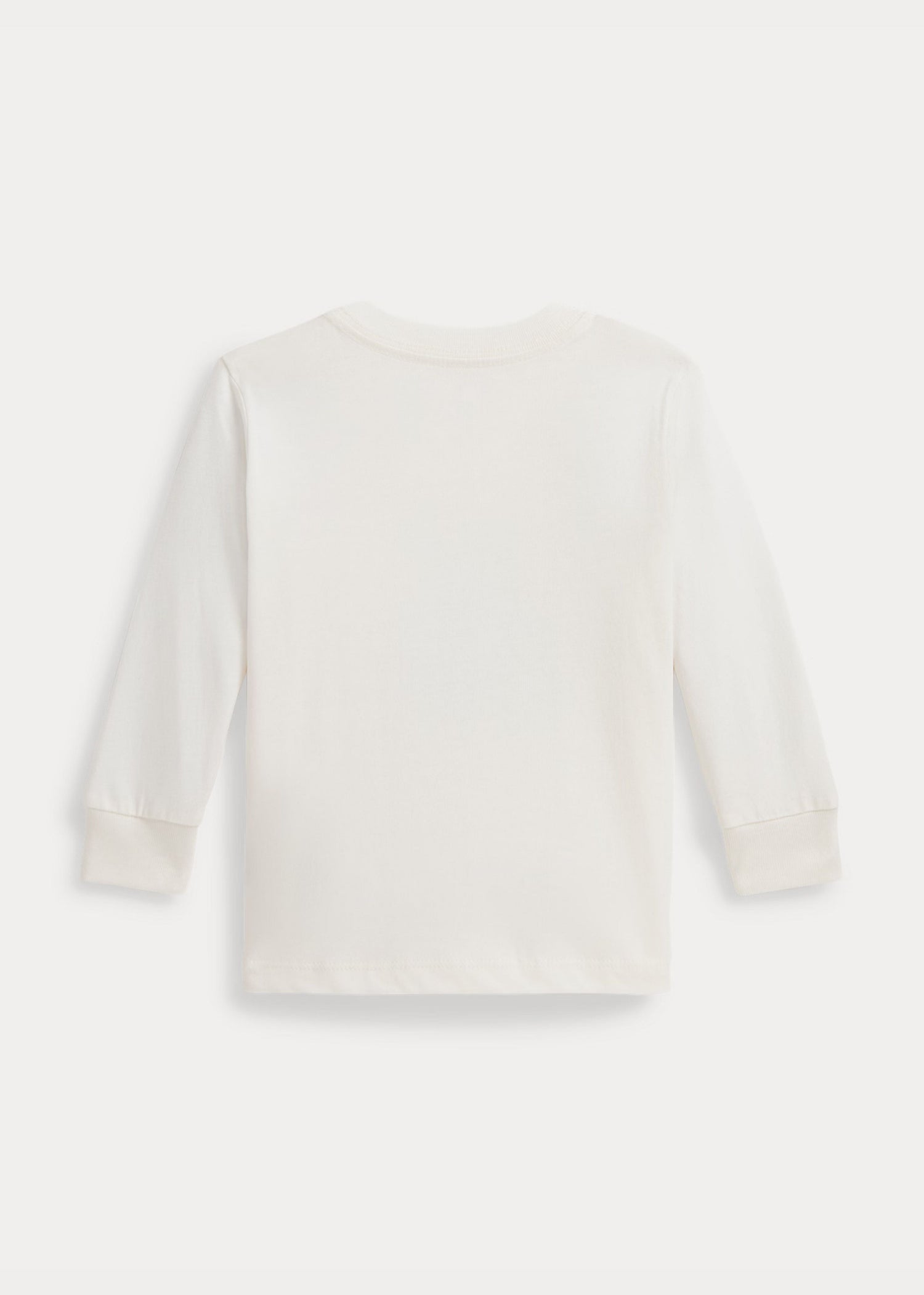 Camiseta Manga Larga Algodón Blanca Polo Bear