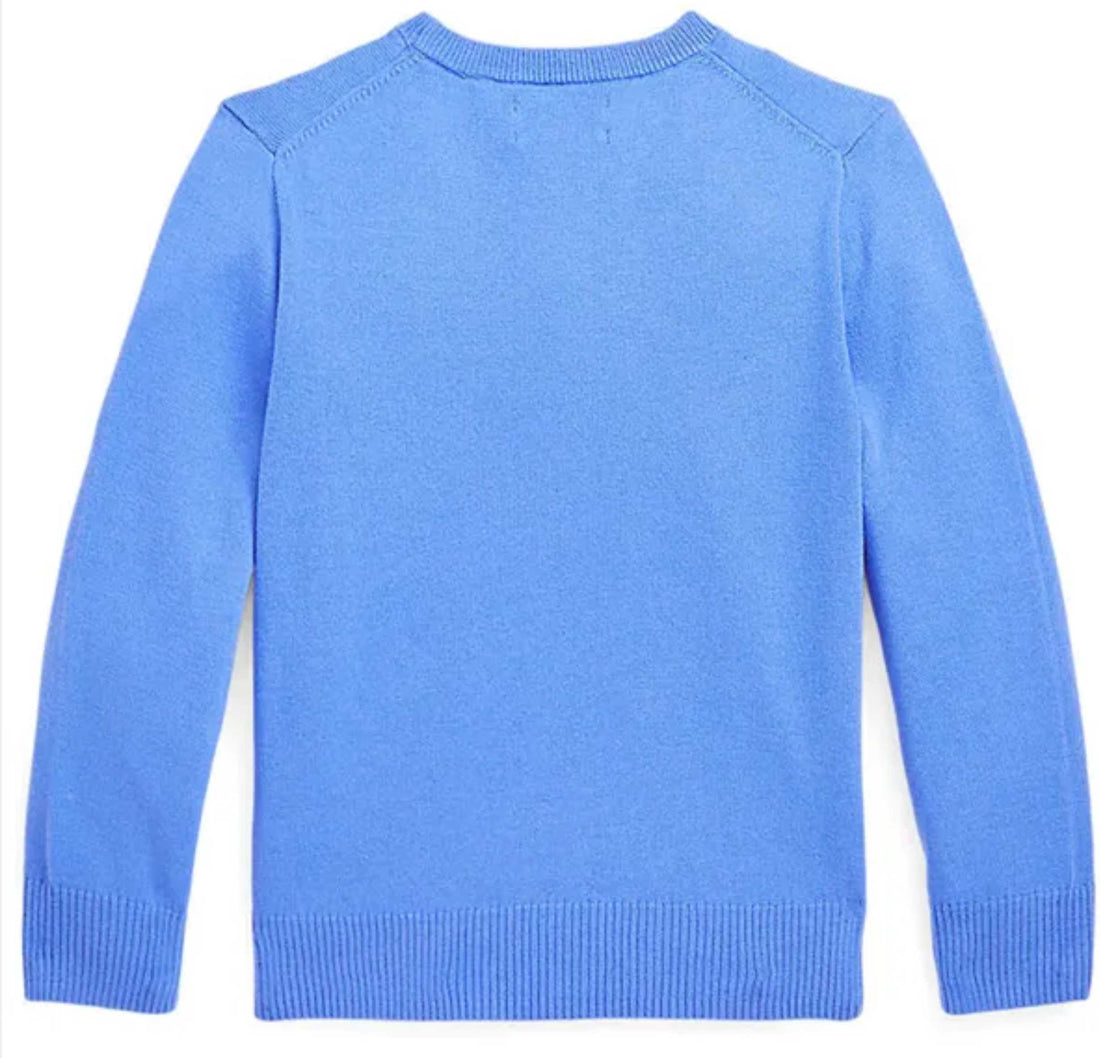Sweater Azul Cuello Redondo Niño