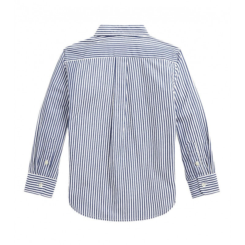 Camisa Clásica Azul Rayas
