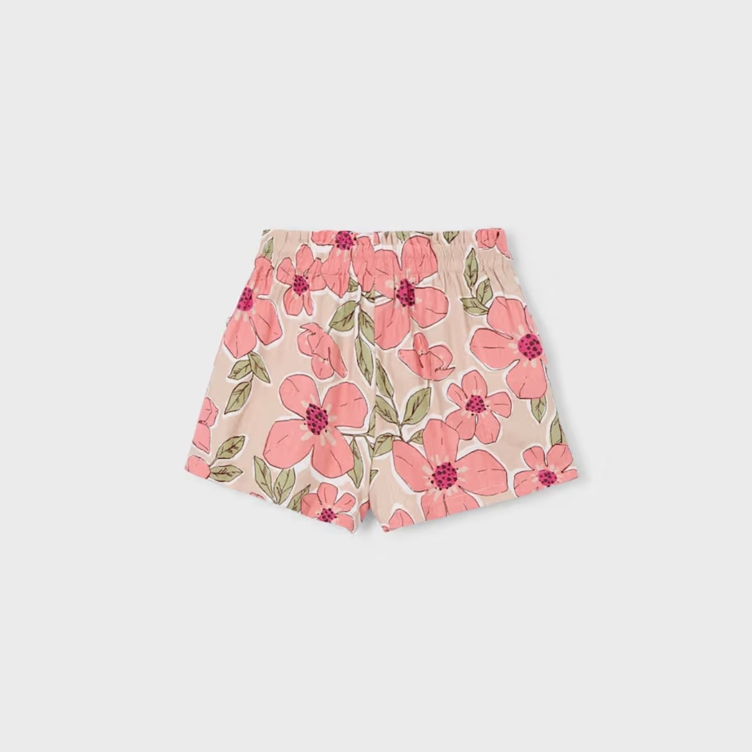 Shorts Floral Art Mandarina