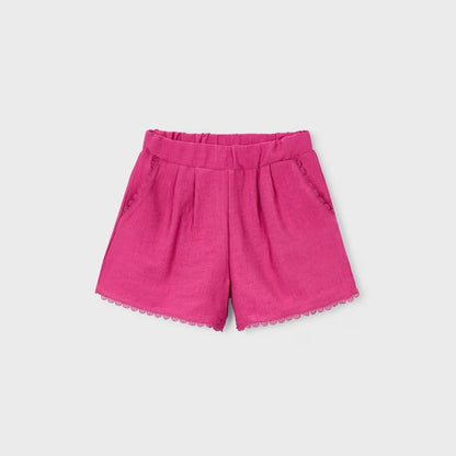 Shorts Aplique Pétalo