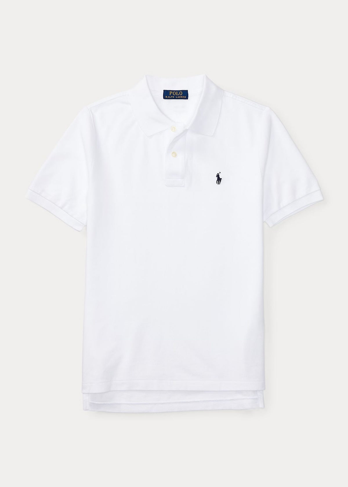 Polo Clasic Bordado Blanca
