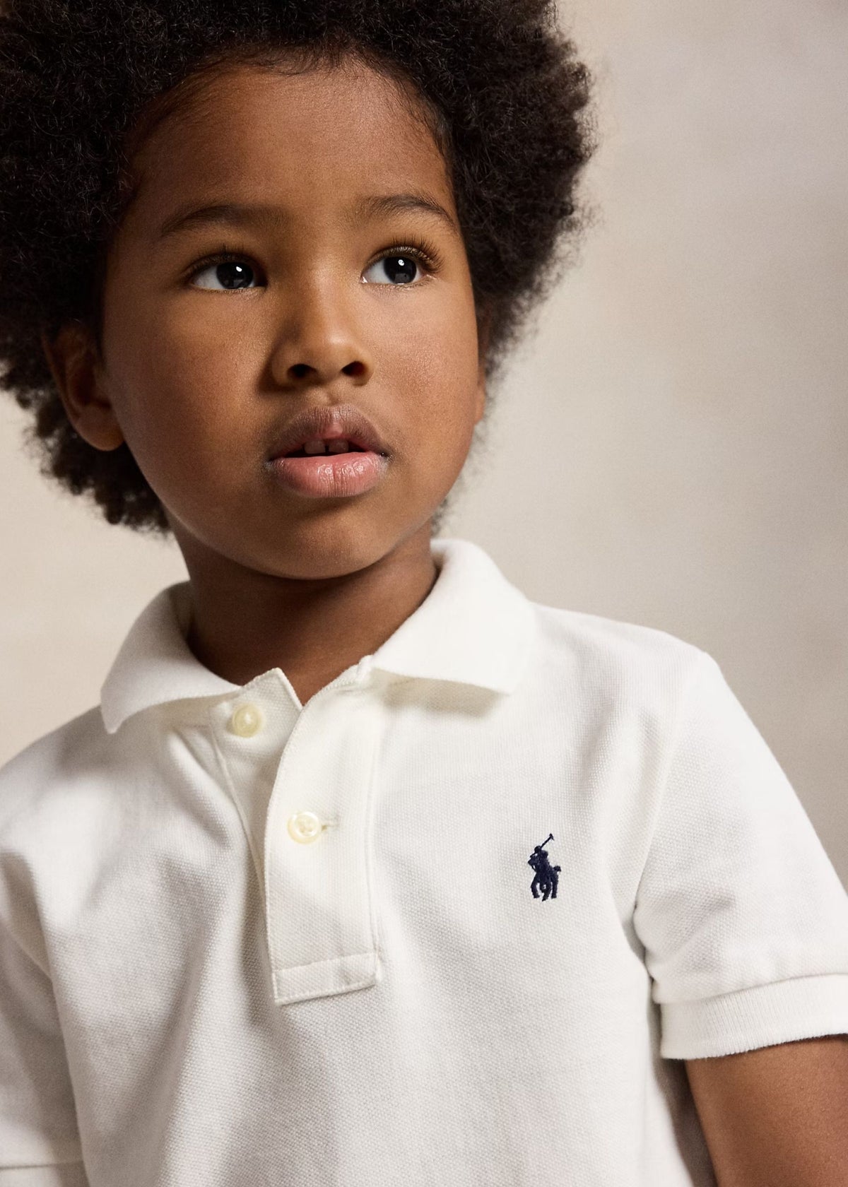 Polo Clasic Bordado Blanca