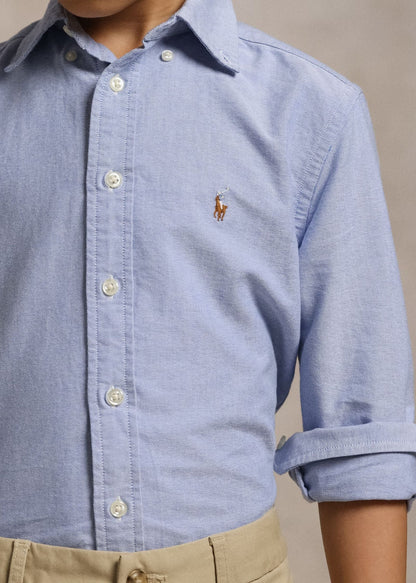 Camisa Oxford Azul