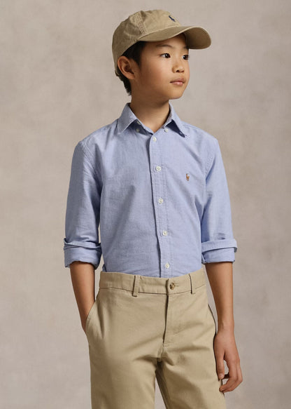 Camisa Oxford Azul