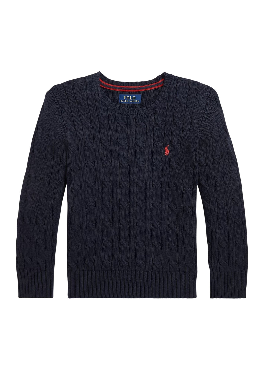 Sweater Clásico Trenzado Azul