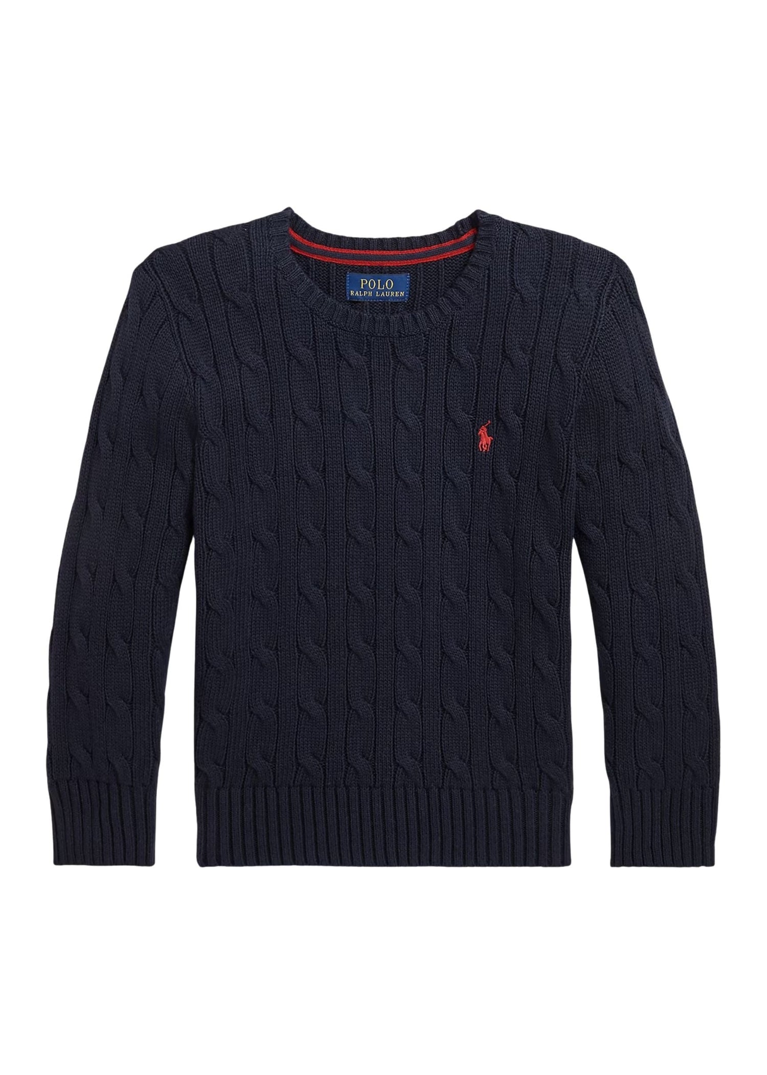 Sweater Clásico Trenzado Azul