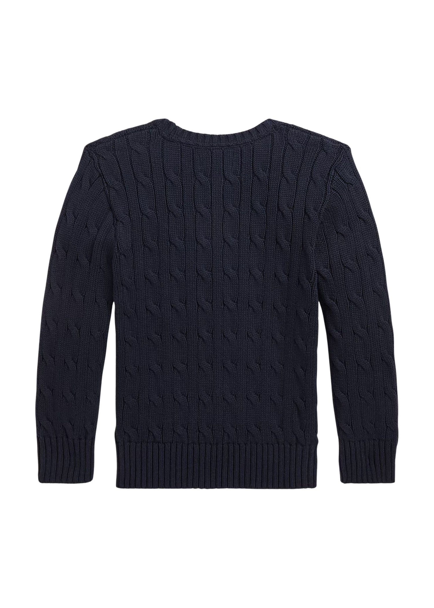 Sweater Clásico Trenzado Azul