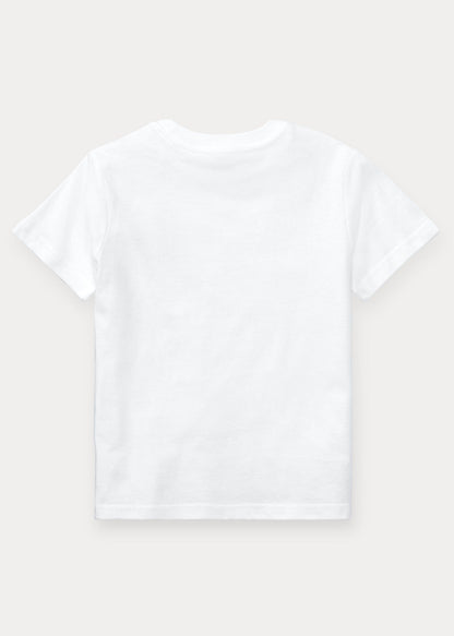 Camiseta Basic Bordada Blanca