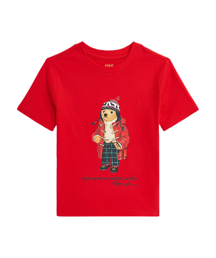 Camiseta Roja Polo Bear Niño