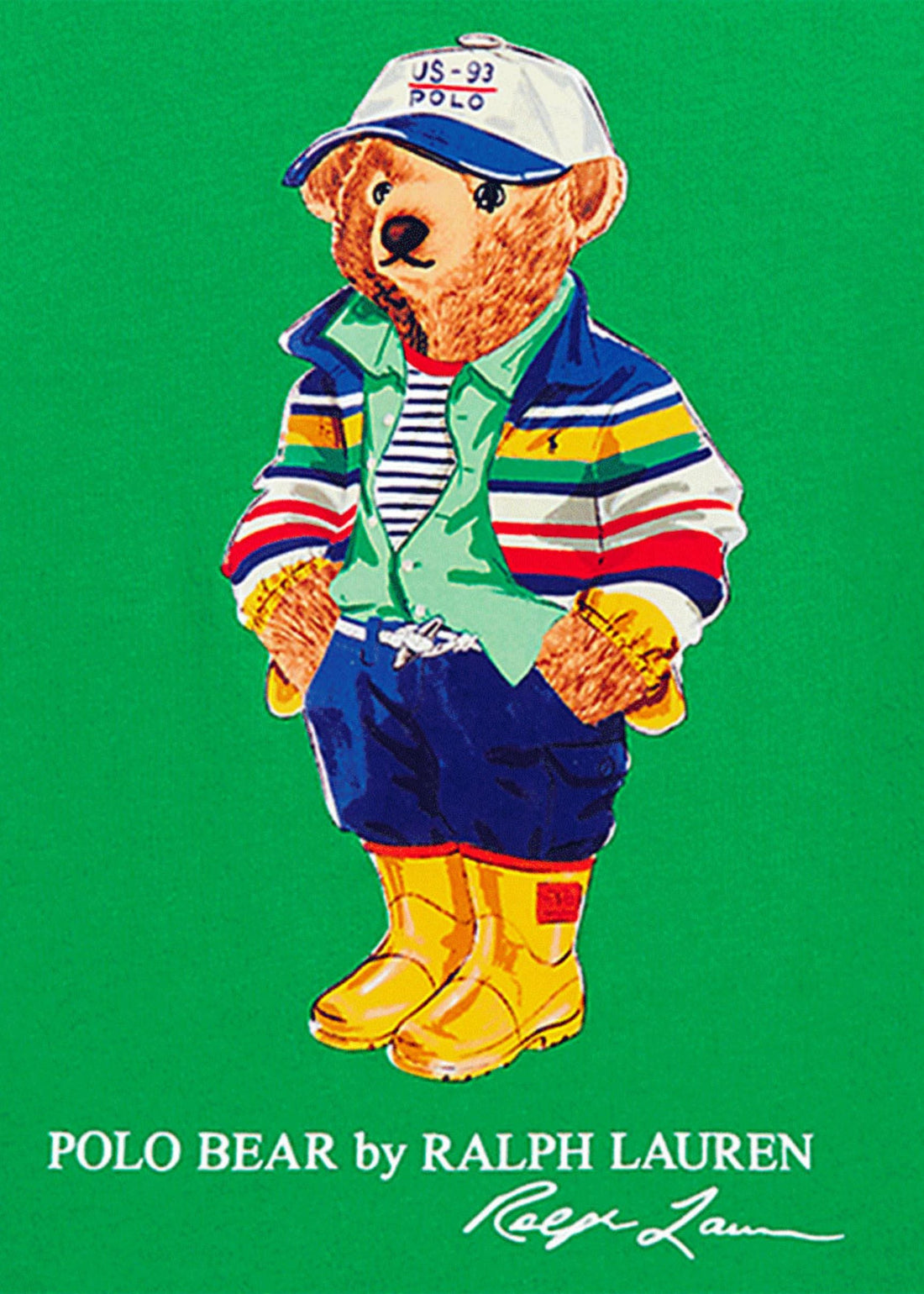 Camiseta Verde Polo Bear Náutico