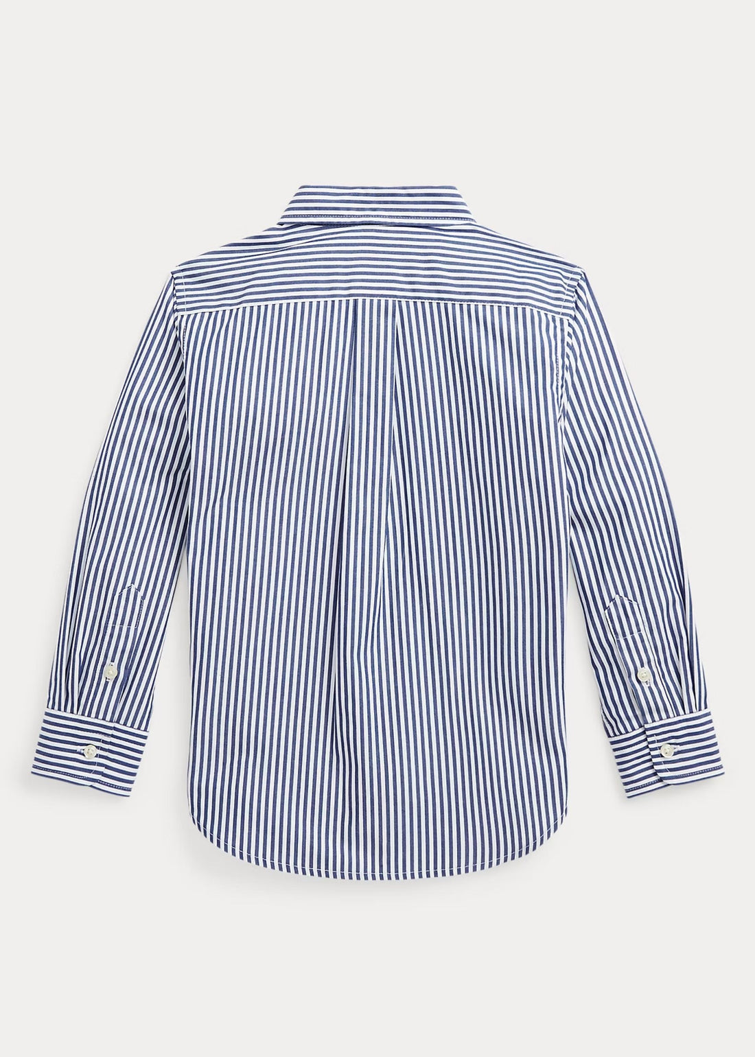Camisa Basic Popelina Rayas Azul