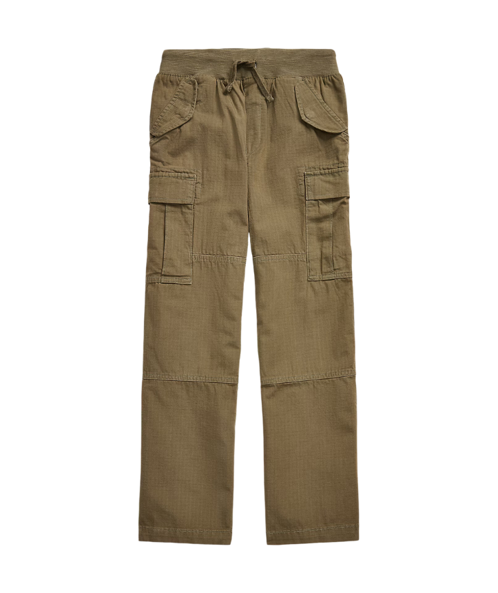 Pantalón Cargo Ripstop Oliva Niño