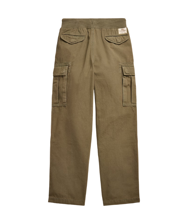 Pantalón Cargo Ripstop Oliva Niño