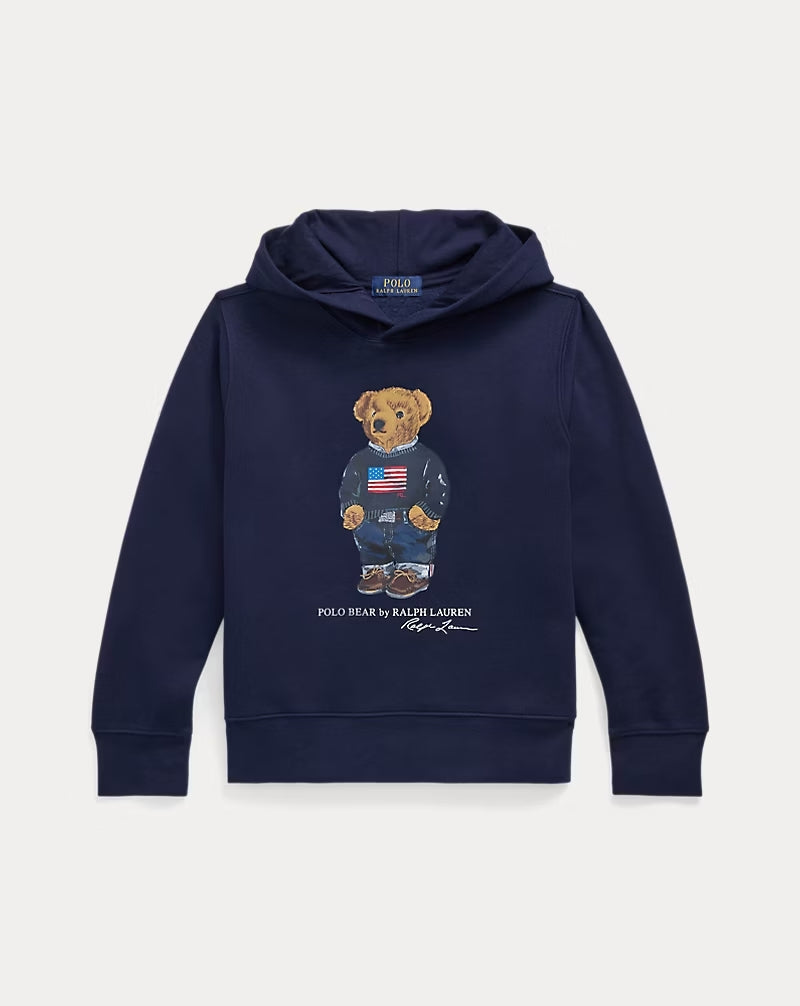 Buzo Azul Hooded Polo Bear Niño