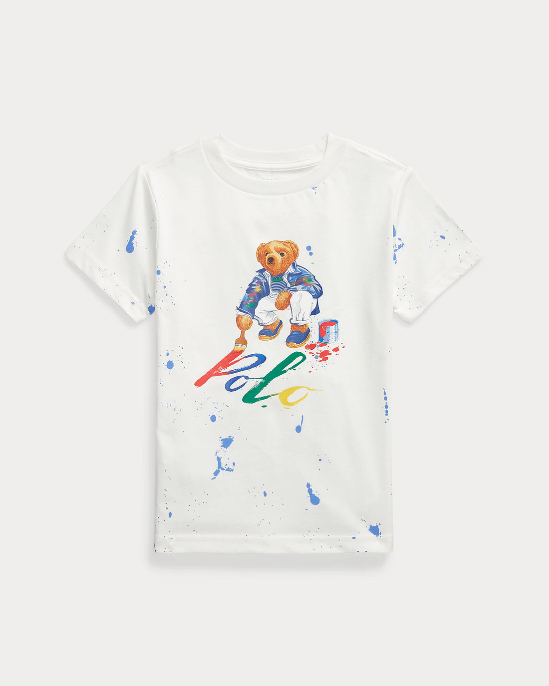 Camiseta Blanca Polo Bear Artist Niño