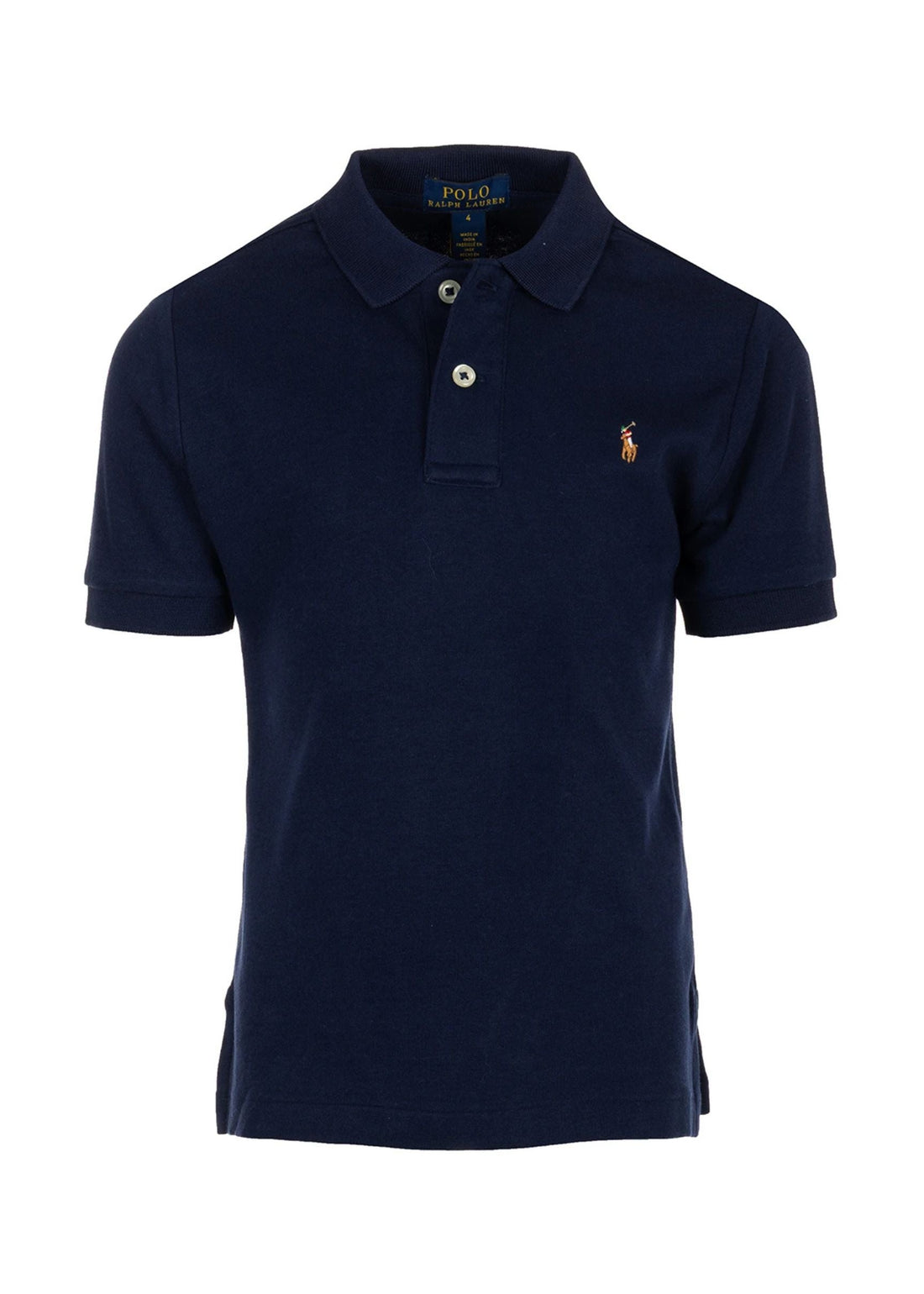 Polo Azul Marino Algodón Niño