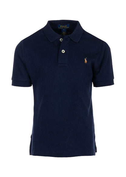 Polo Azul Marino Algodón Niño