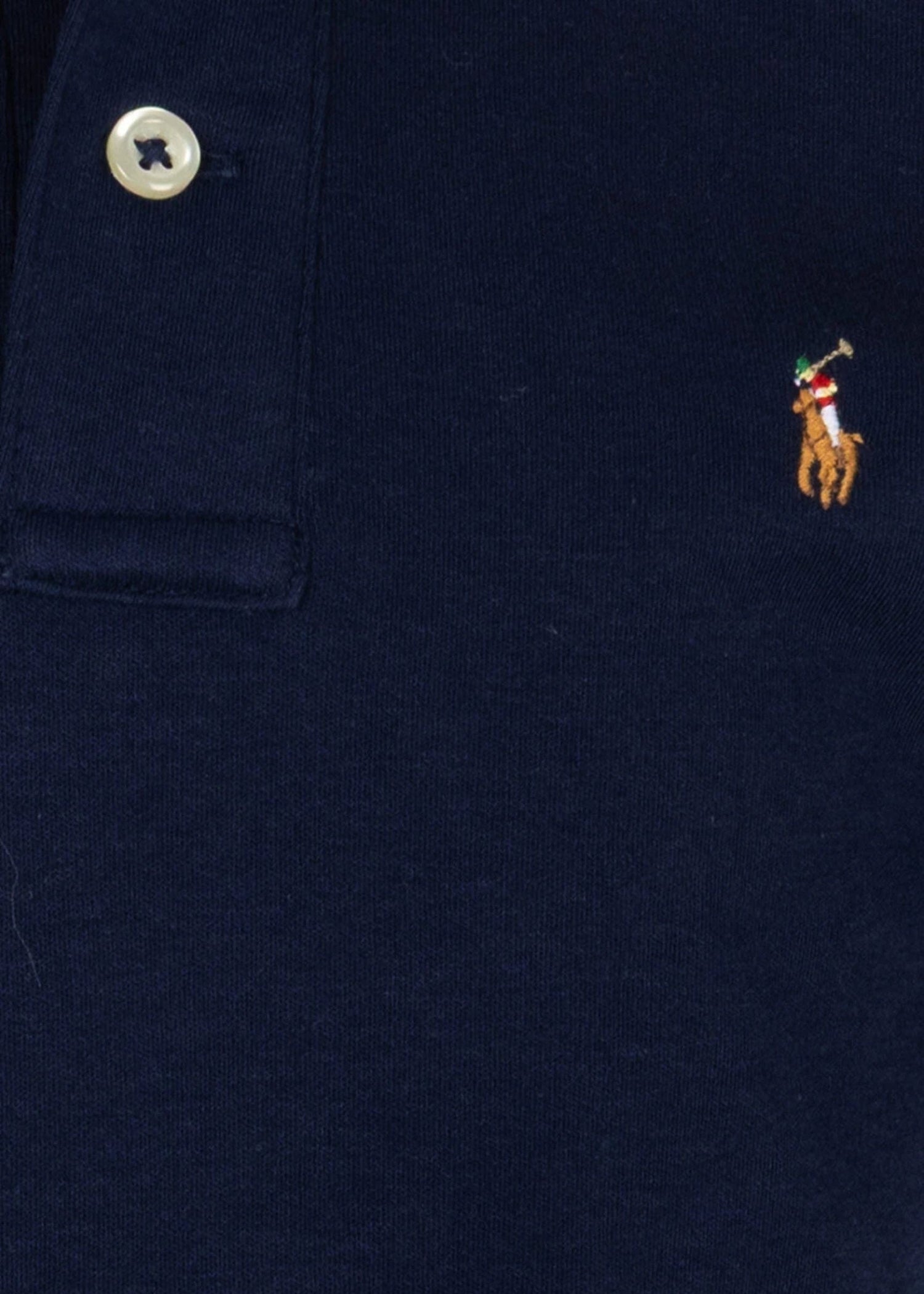 Polo Azul Marino Algodón Niño