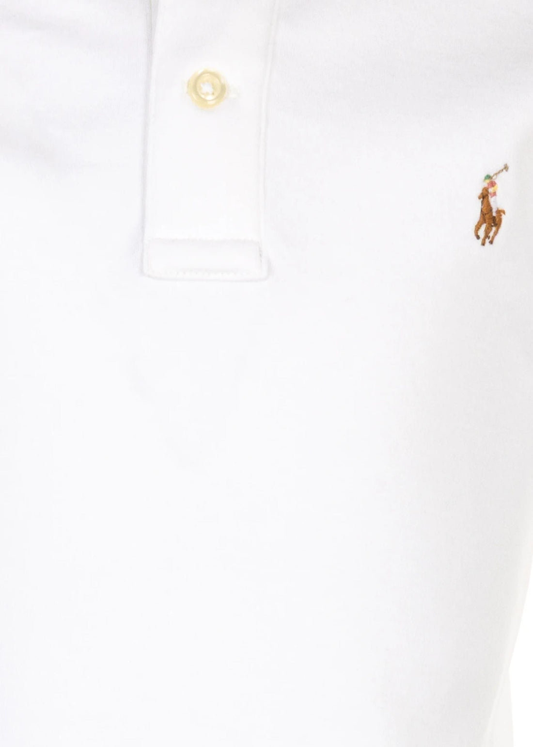 Polo Blanco Algodón Niño