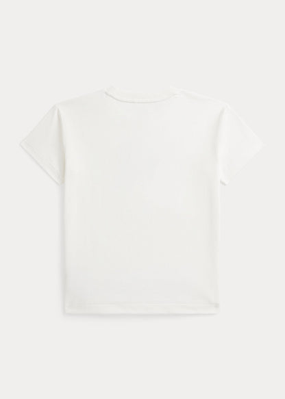 Camiseta Blanca Bordada Better Cotton Niño