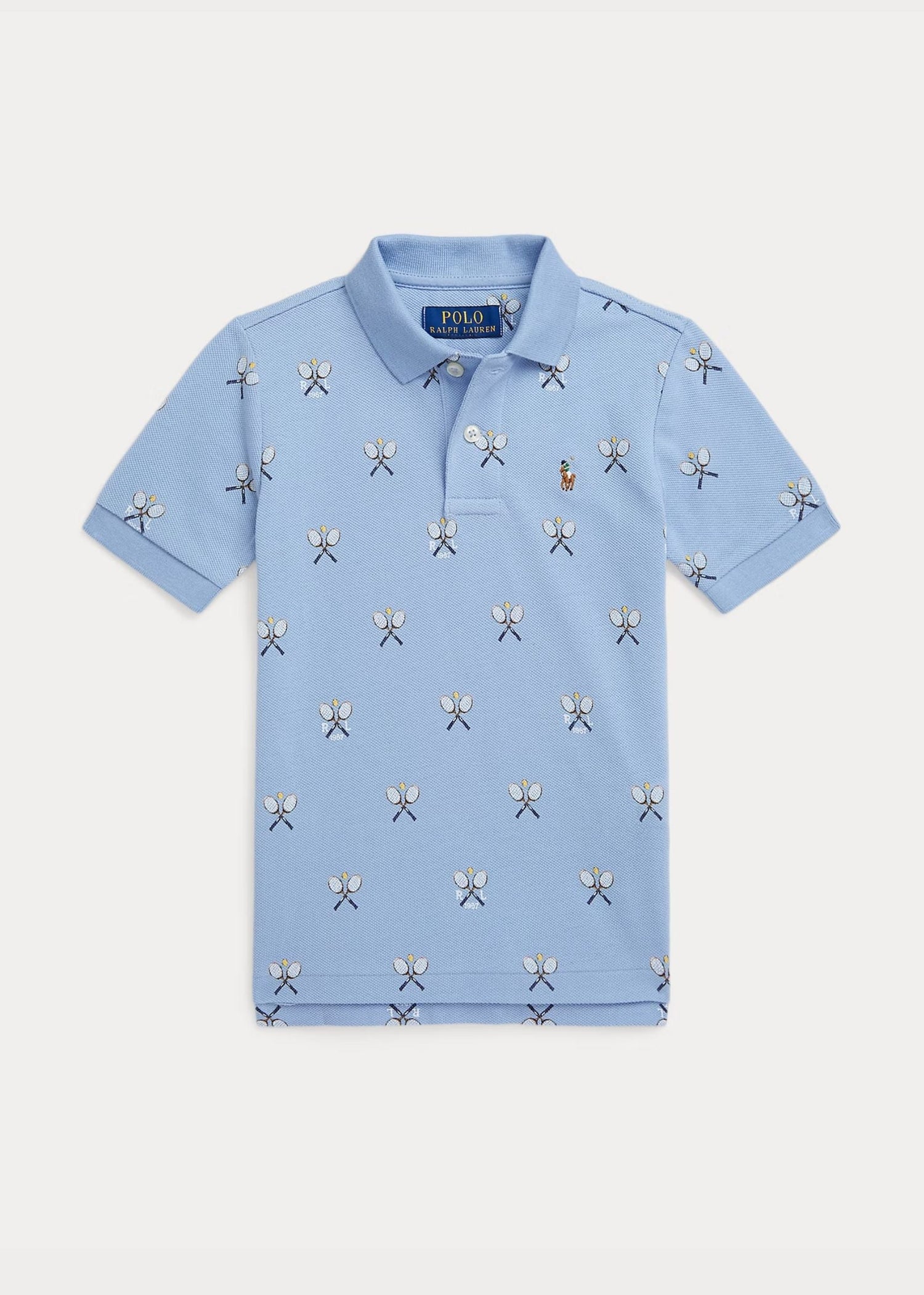 Polo Celeste Tenis Better Cotton