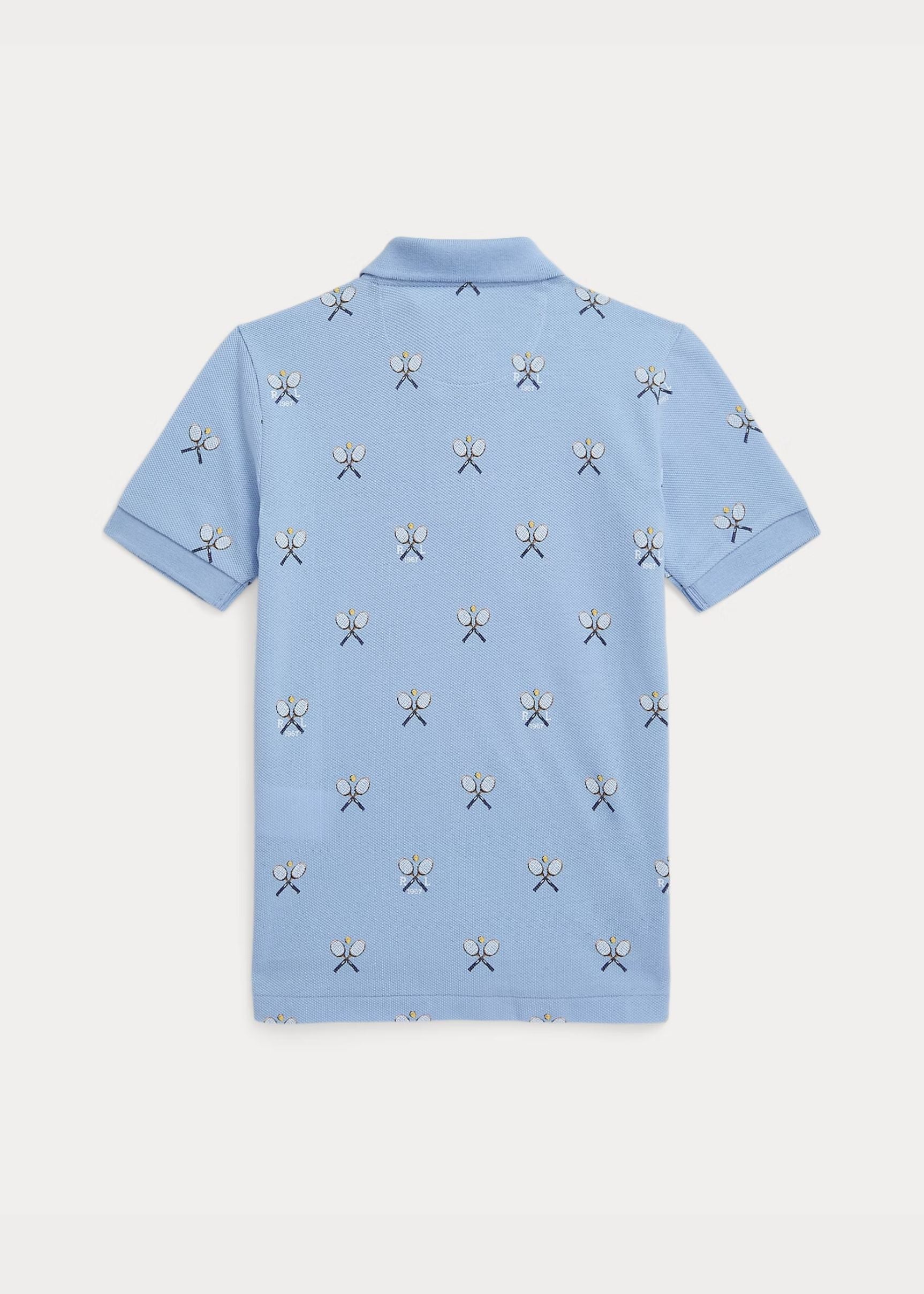 Polo Celeste Tenis Better Cotton