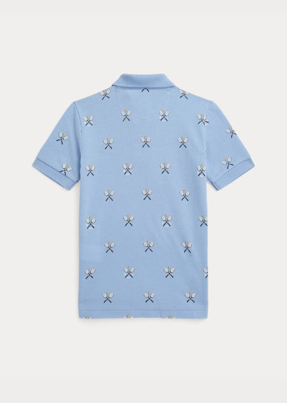 Polo Celeste Tenis Better Cotton