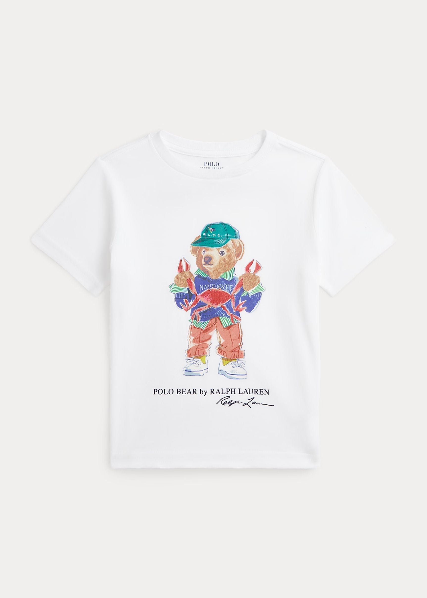 Camiseta Algodón Blanco Polo Bear