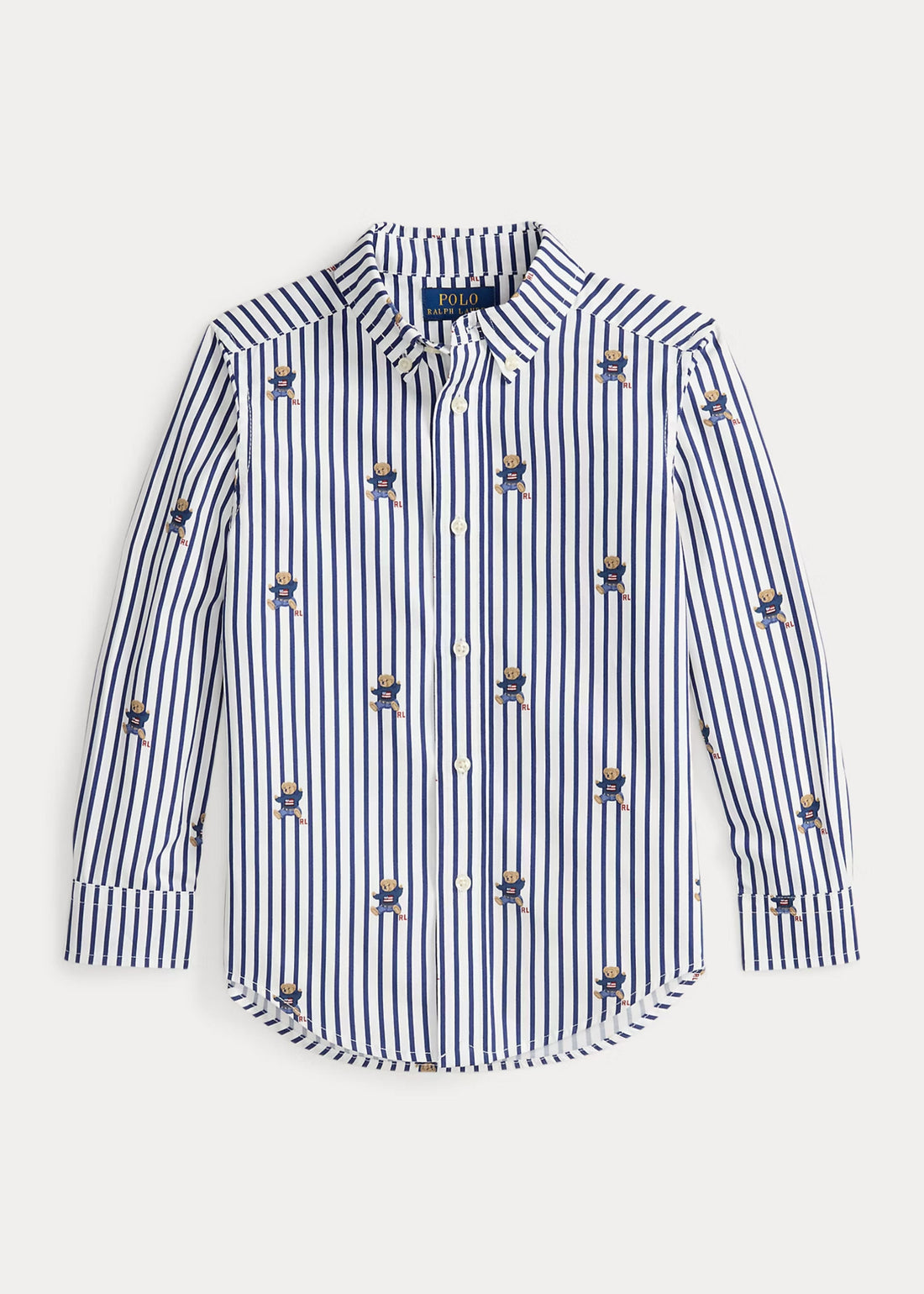 Camisa Rayas Algodón Polo Bear