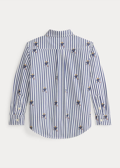 Camisa Rayas Algodón Polo Bear