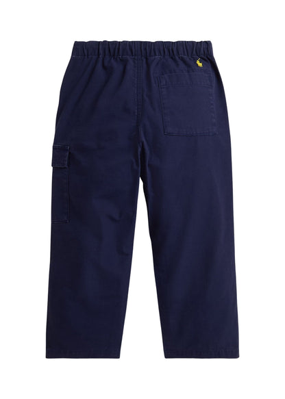 Pantalón Cargo Azul Algodón
