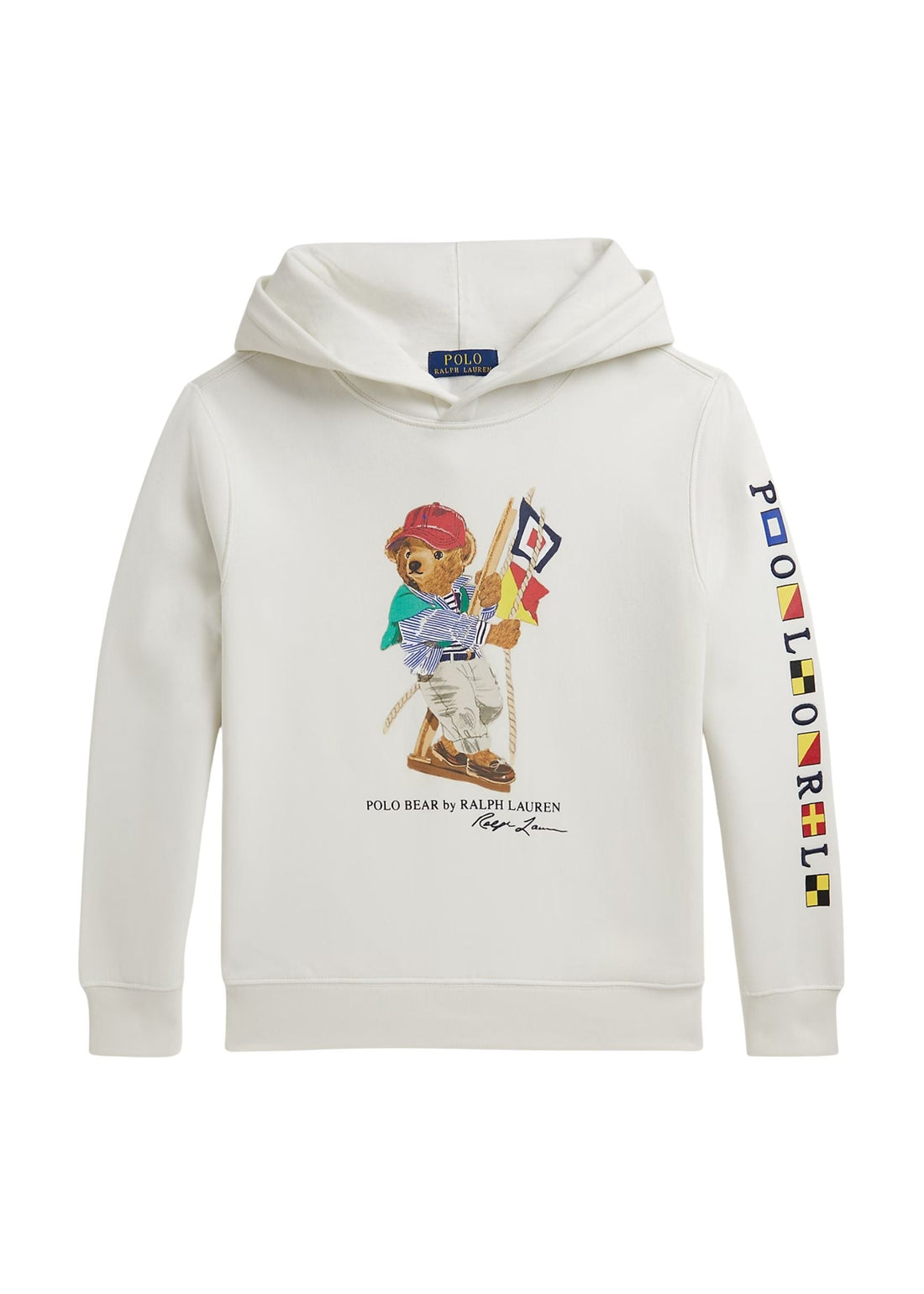Hoodie Polo Bear Blanco