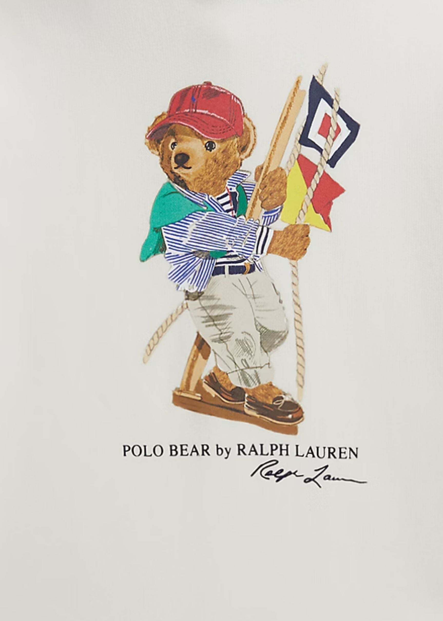 Hoodie Polo Bear Blanco