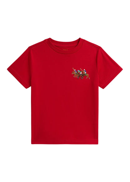 Camiseta Roja Triple Pony