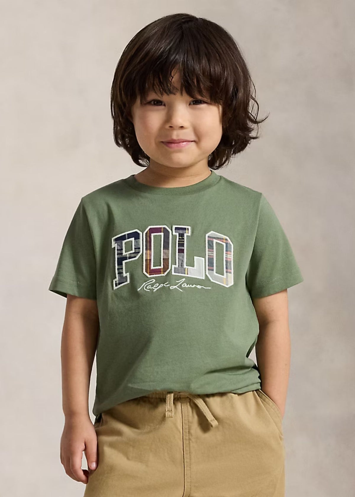 Camiseta Logo Bordado Verde