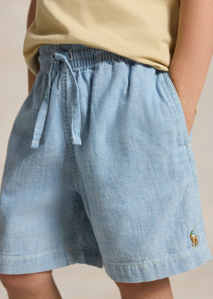 Short Cambray Big Fit Azul