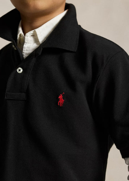 Polo Clasic Bordado Negro