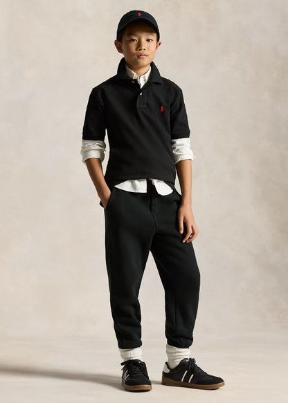 Polo Clasic Bordado Negro