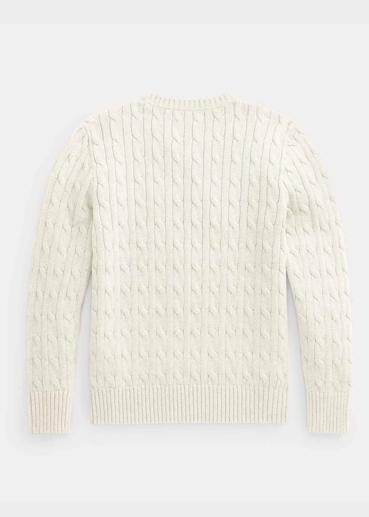 Sweater Tejido Trenzado Blanco