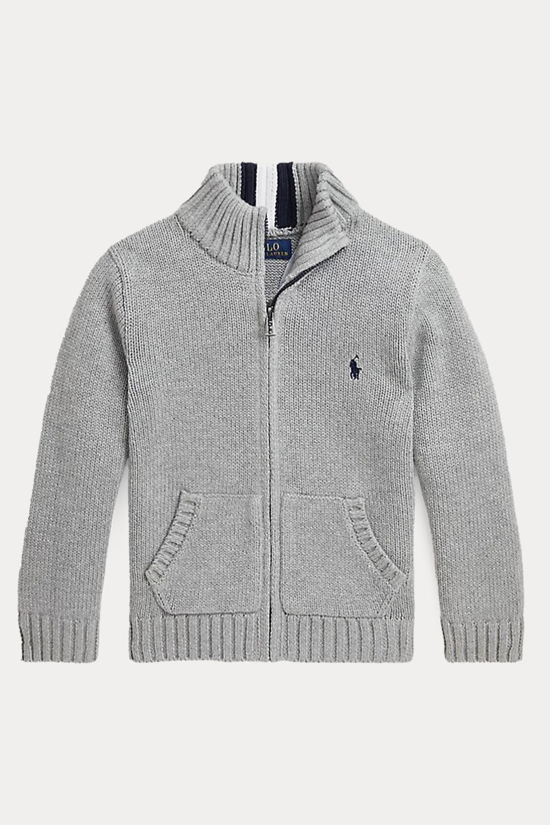 Chaqueta Gris Tejida Niño