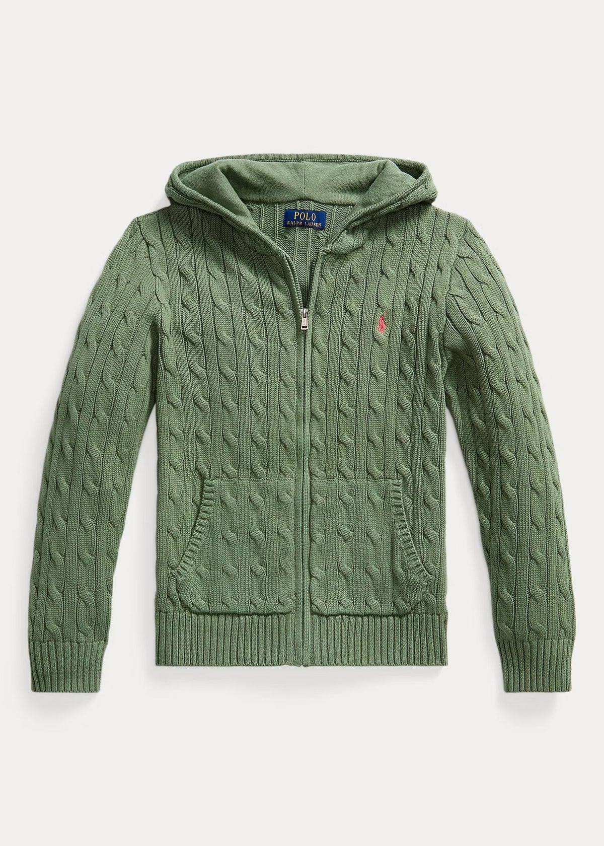 Cárdigan Tejido Algodón Verde Menta