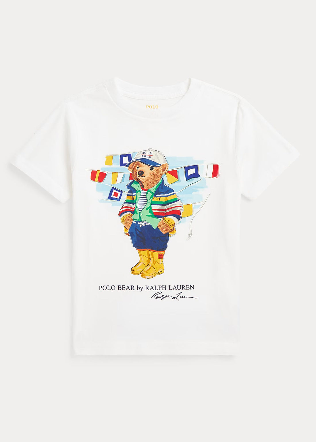 Camiseta Blanca Polo Bear Náutico