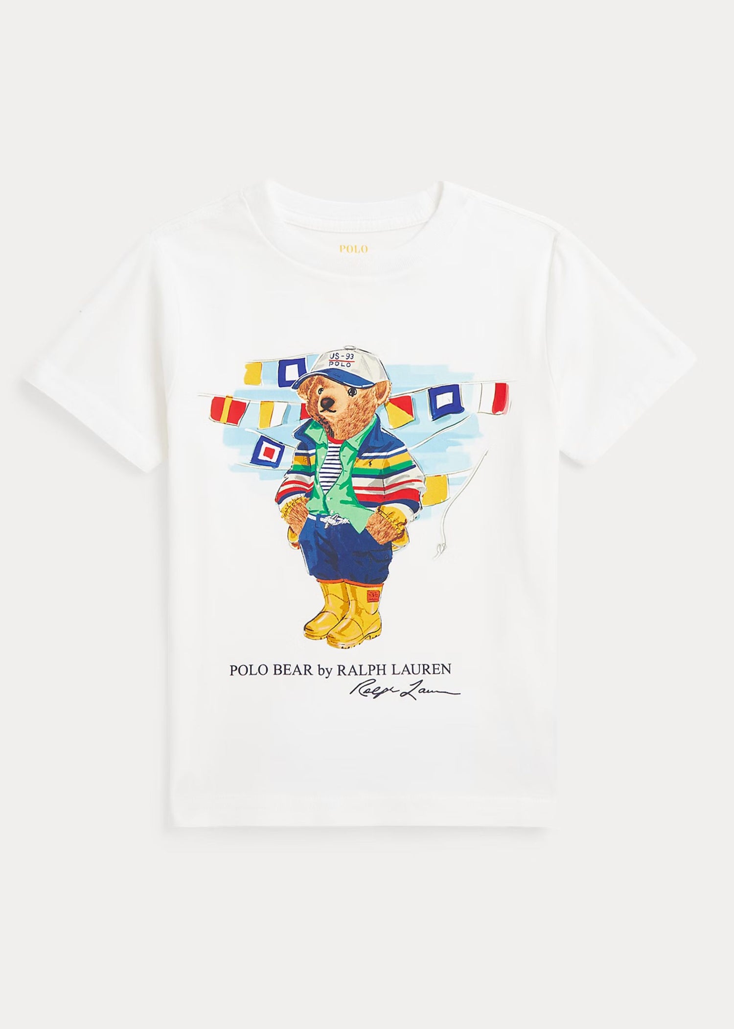 Camiseta Blanca Polo Bear Náutico
