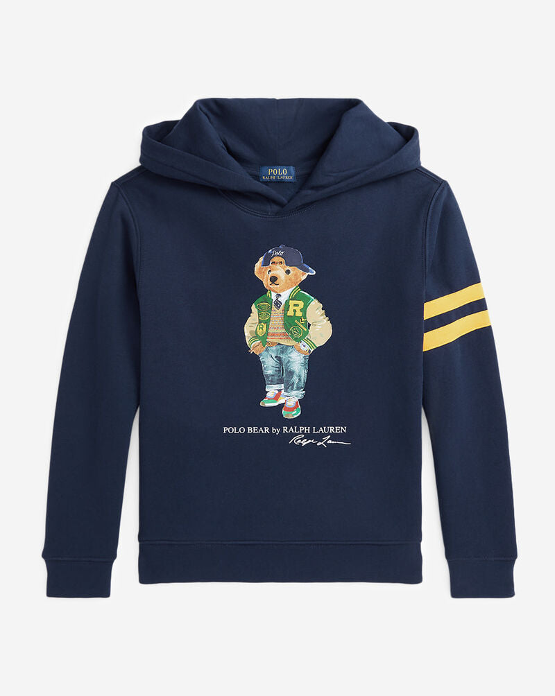 Buzo Azul Hooded Polo Bear Niño