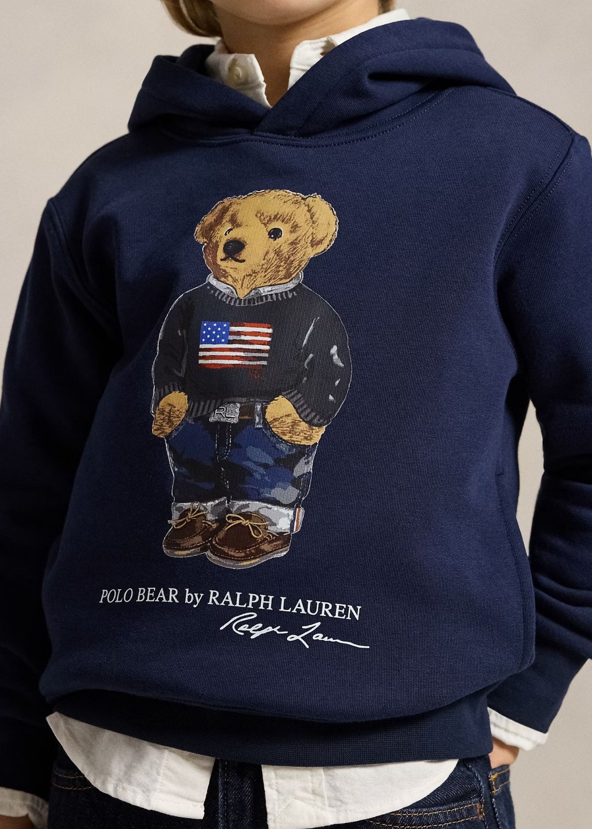 Hoodie Polo Bear Azul