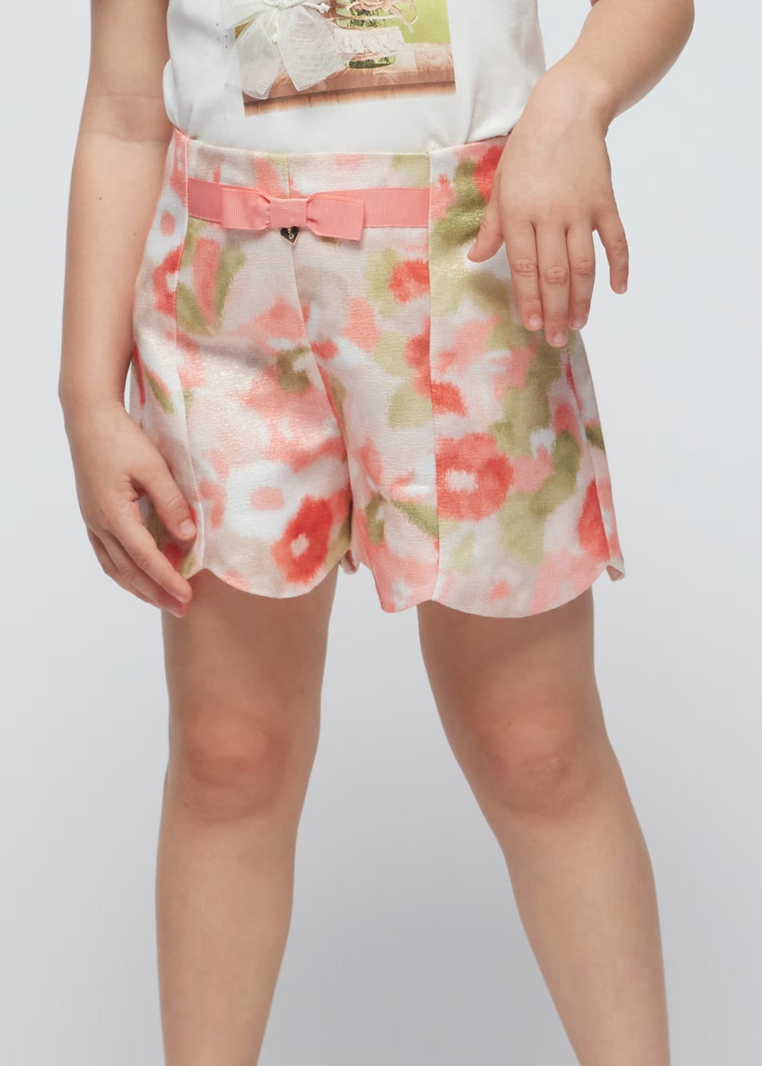 Short Ondas Estampado Niña