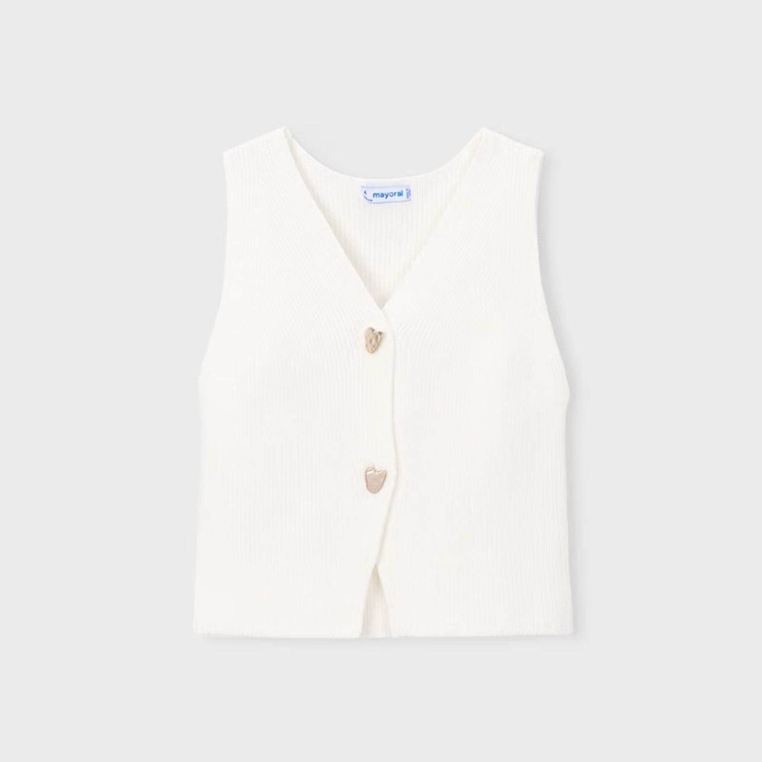 Chaleco Tricot Marfil