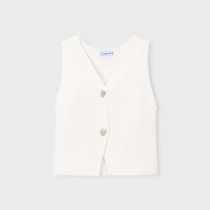 Chaleco Tricot Marfil