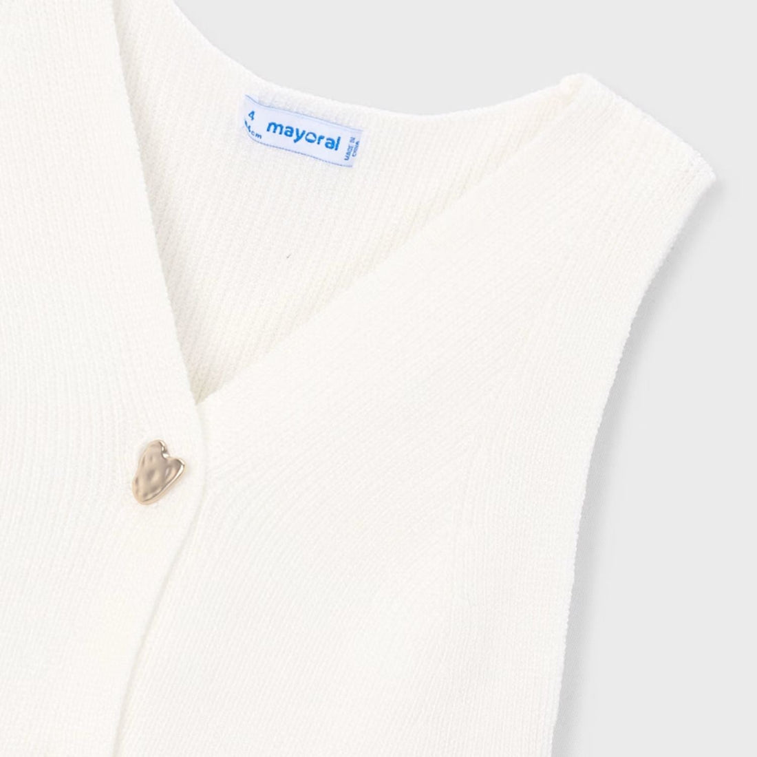 Chaleco Tricot Marfil